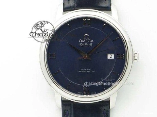 0511 Planet Ocean Master Chrono SS OM 1:1 Best Edition Black Dial On SS Bracelet A9900 V Fashionable 8113